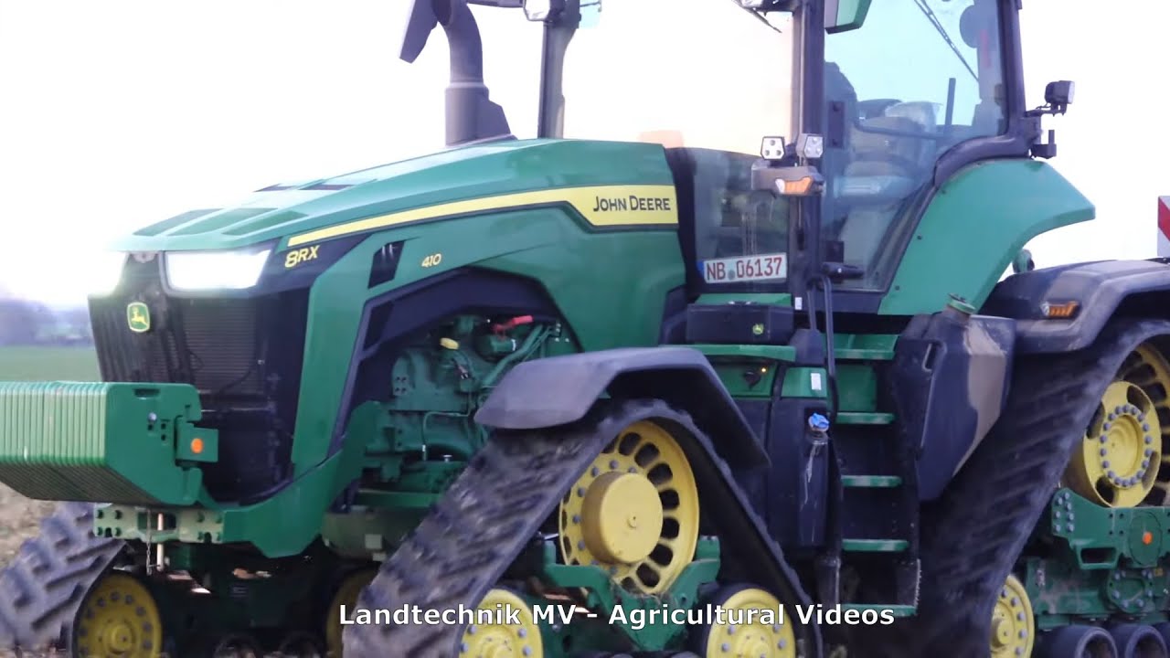 John Deere 8RX 410 - Väderstad / Bodenbearbeitung - Tillage   2020
