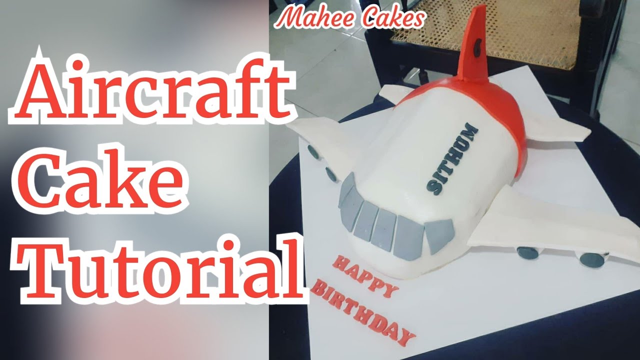 Aircraft Birthday Cake Design tutorial | Plane Design cake tutorial