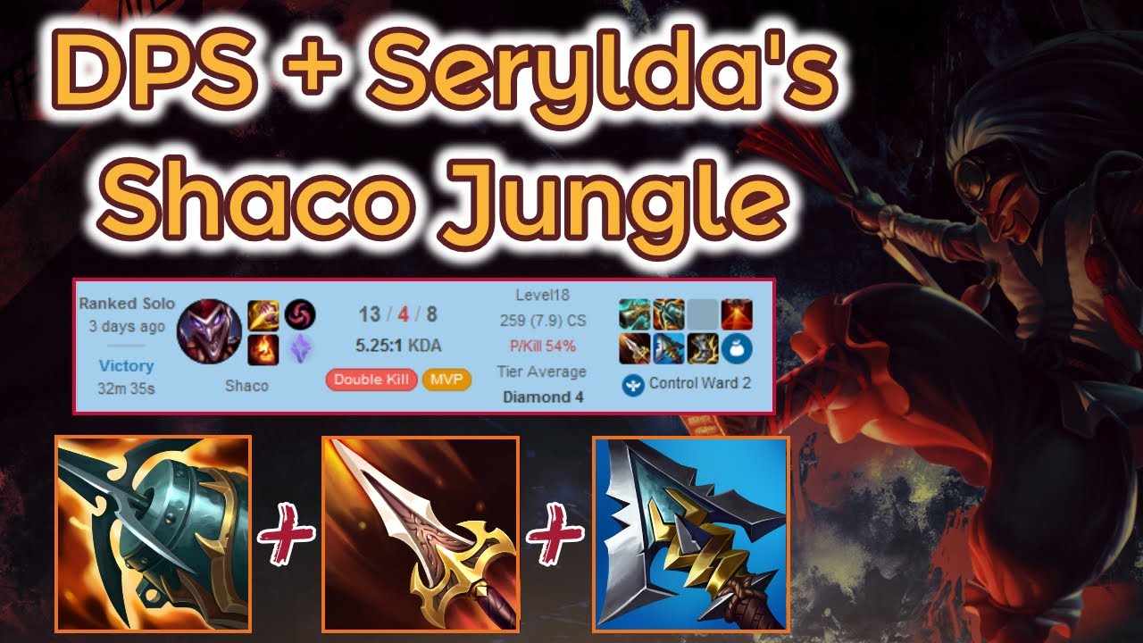 Shredding Shaco Diamond Ranked - DPS Shaco Jungle [League of Legends] Full Gameplay -Infernal Shaco