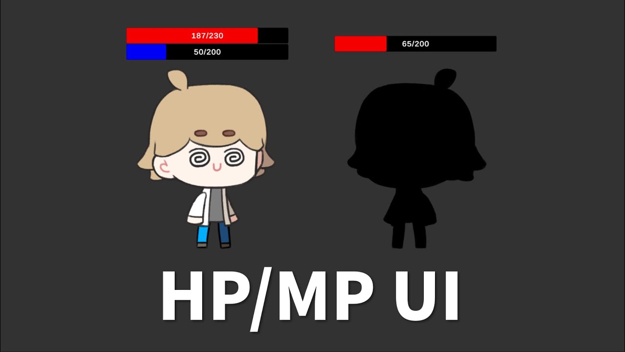 How to make a HP/MP UI in Unity!