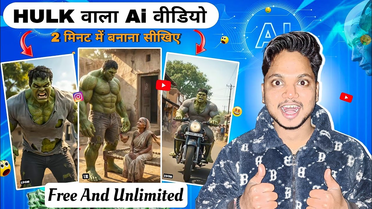How To Create Perfect Hulk Ai Videos FREE |Full Tutorial | Hulk Al Videos Kaise Banaye