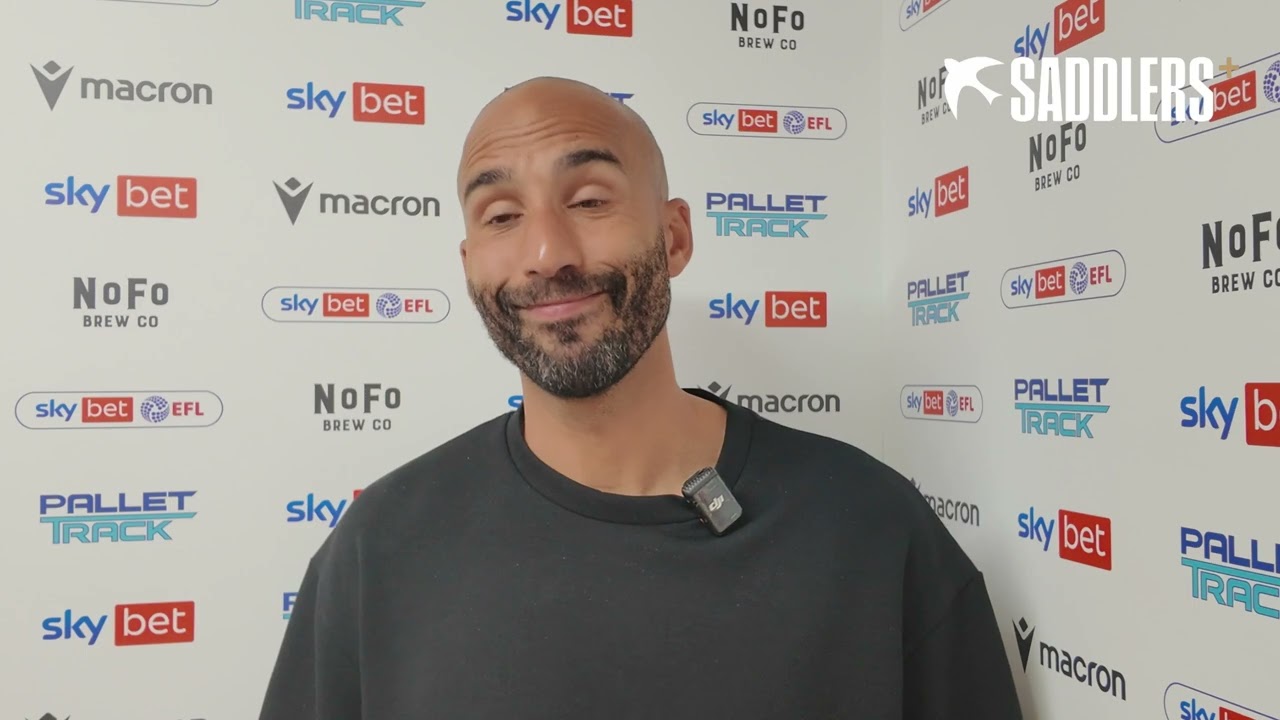 Head Coach Lee Grant reacts to Stevenage defeat