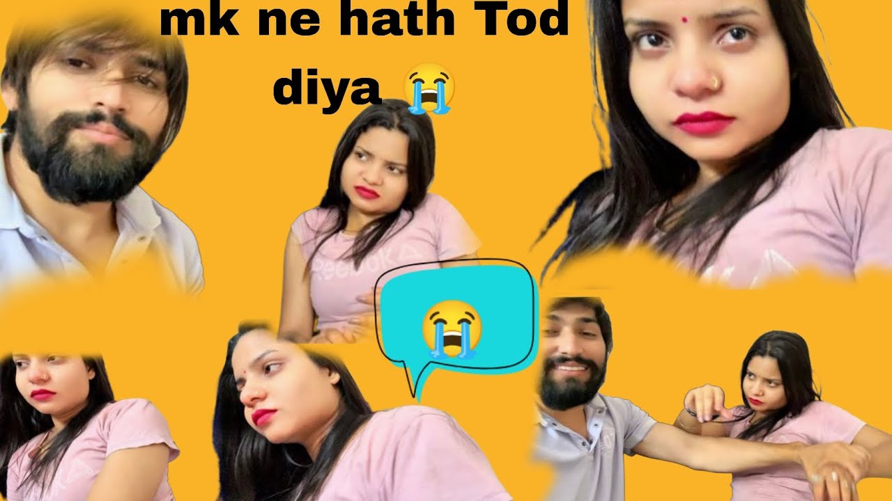 Mk ny toda mera hath😱 video m dekho bhaut tej lgi hai💔