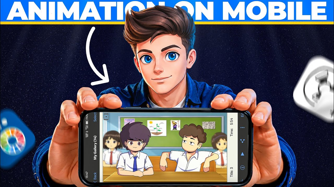 How To Make Animation Video On Mobile - Full Process | Op Animation