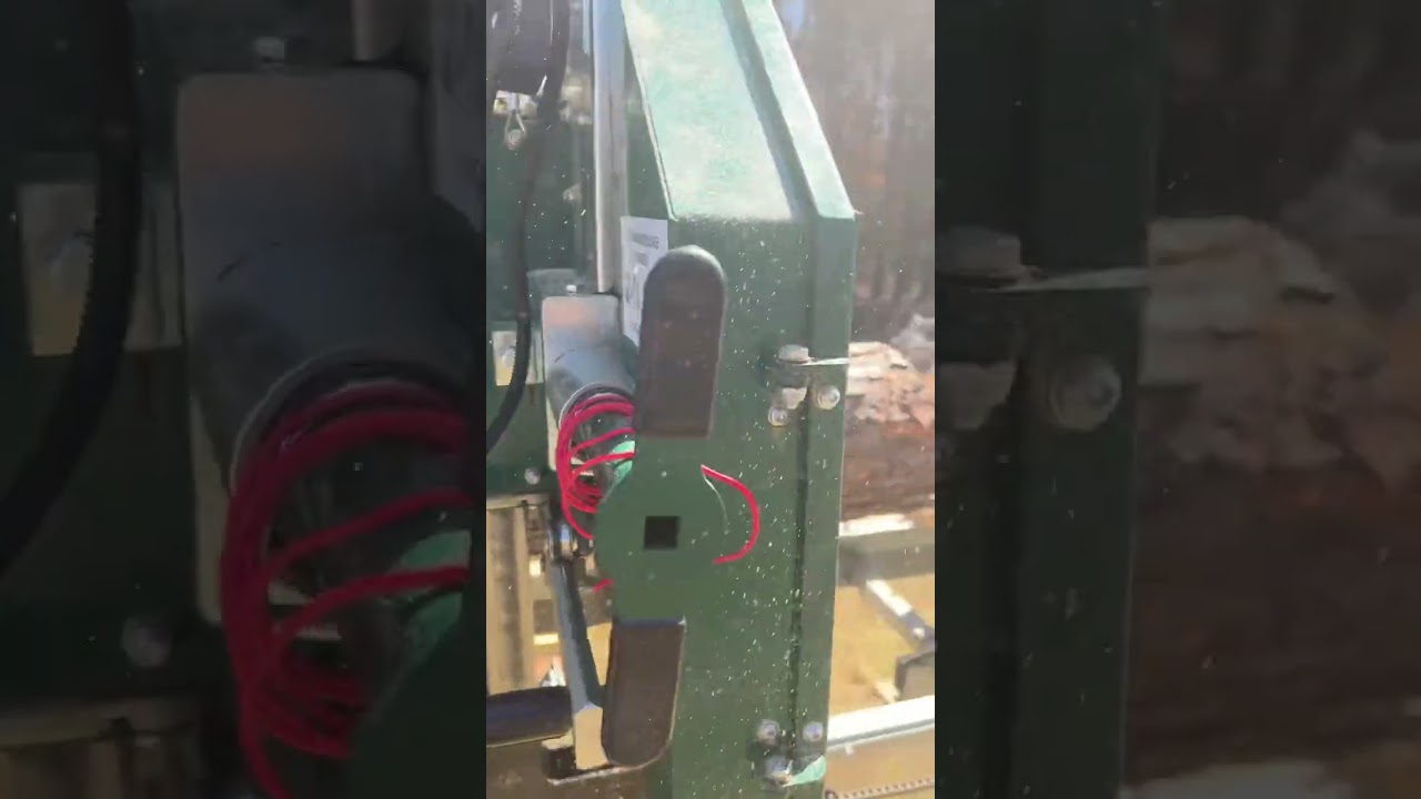 How I fully automated my woodland mills hm126 sawmill.   .power head power feed