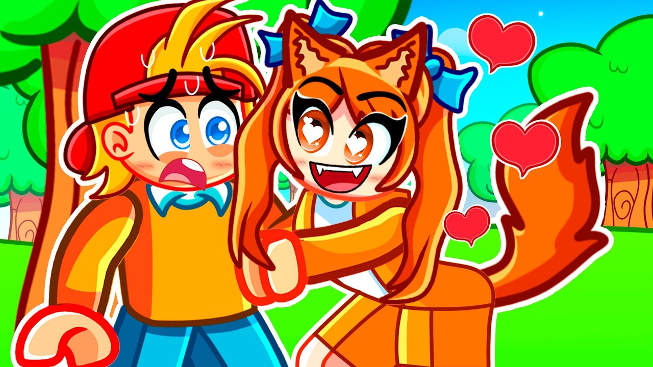 ENAMORÉ a una CHICA LOBO en Roblox Snapchat!