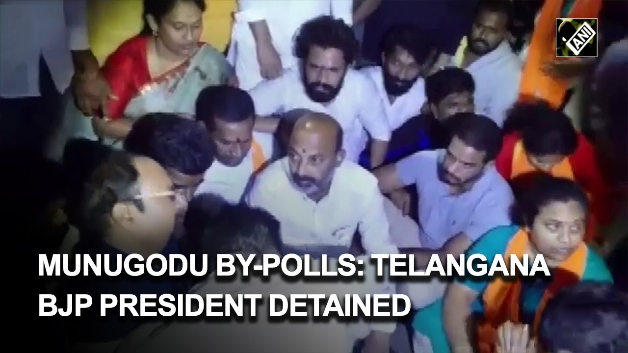 Munugodu by-polls: Telangana BJP president Bandi Sanjay detained