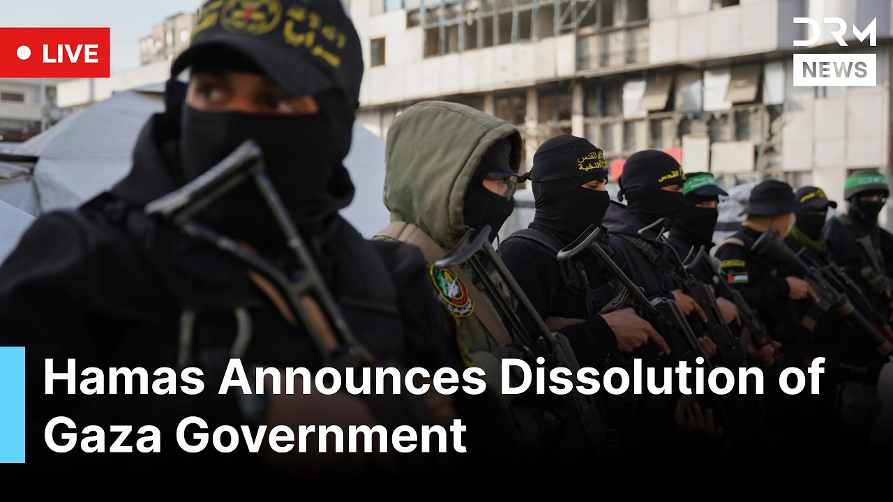 LIVE: Hamas Announces Dissolution of Gaza Government After Two Decades in Power | AH1G