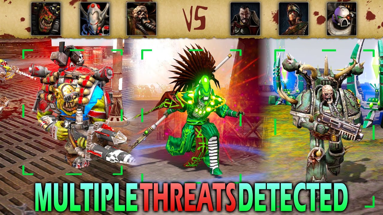 Dawn of War 2 - 3v3 | ChunkyCoates + Mammoth + quickrebel [vs] Great Heart + Aensidh + Sköhel