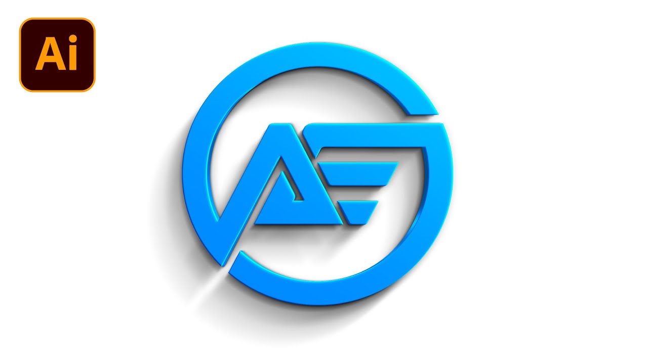 Logo Design | Circle Letter Logo Design in illustrator | Adobe Illustrator Logo Design Tutorial