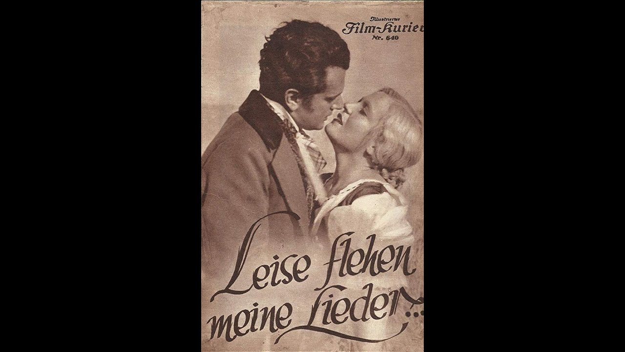 Suavemente imploran mis canciones (1933) Película sobre Franz Schubert