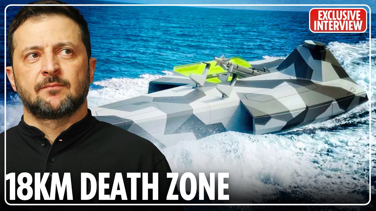 The 18km death zone: How Ukraine&rsquo;s new sea drone hunts Putin's warplanes & jams Russian signals