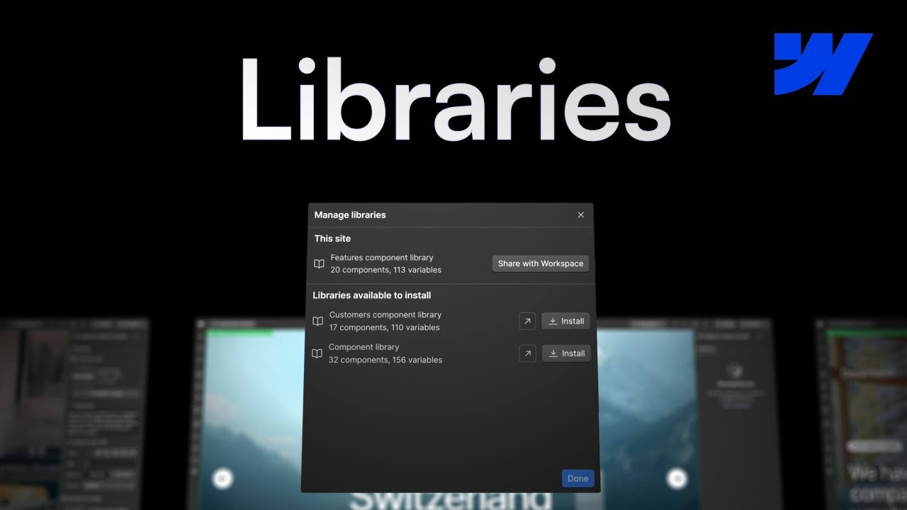 How to Add Libraries in Webflow