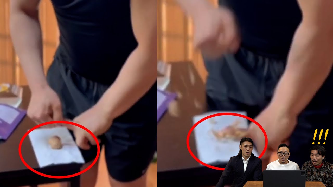 이건 반칙이지! 딱밤으로 호두를 깨는 참가자