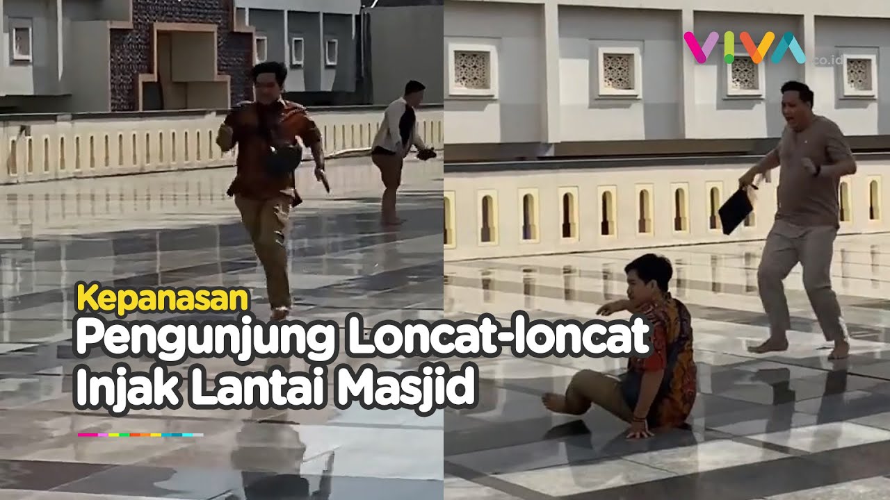 Lantai Masjid Agung Semarang Bikin Orang Lari Terbirit-birit