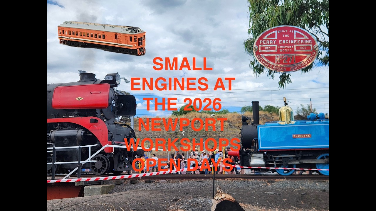 Small Engines in Action at Newport! (Newport Workshops 2026 Open Days Video 2)