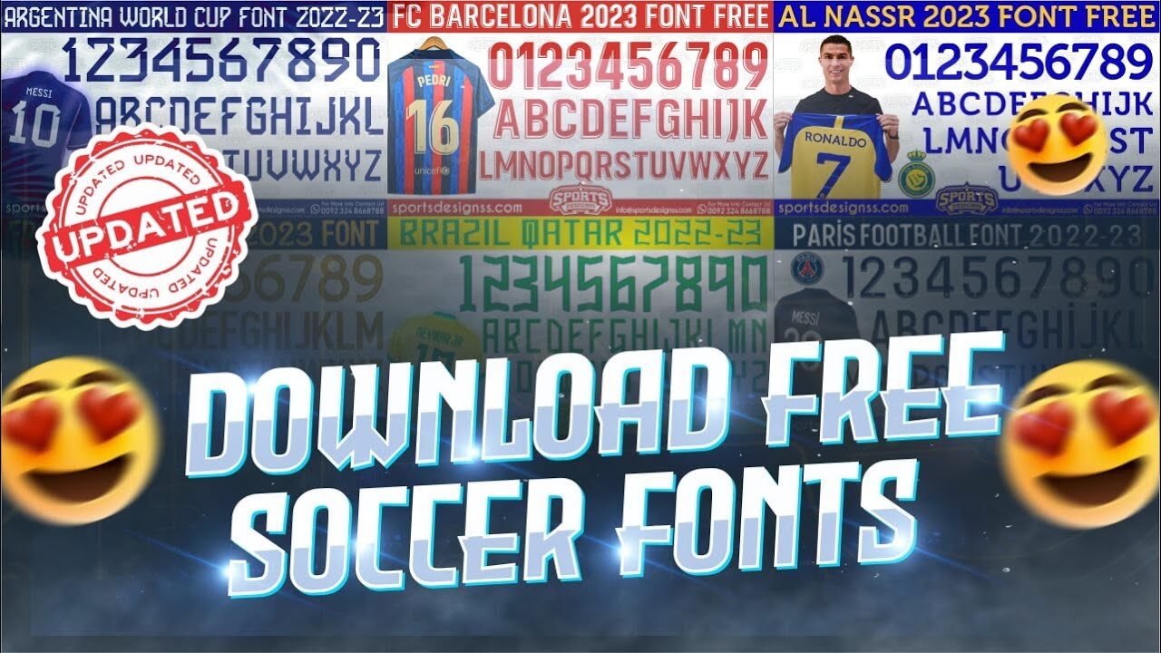 Updated Video: How to Download Football Fonts & Mockups From Sports Designss-Free Football Fonts