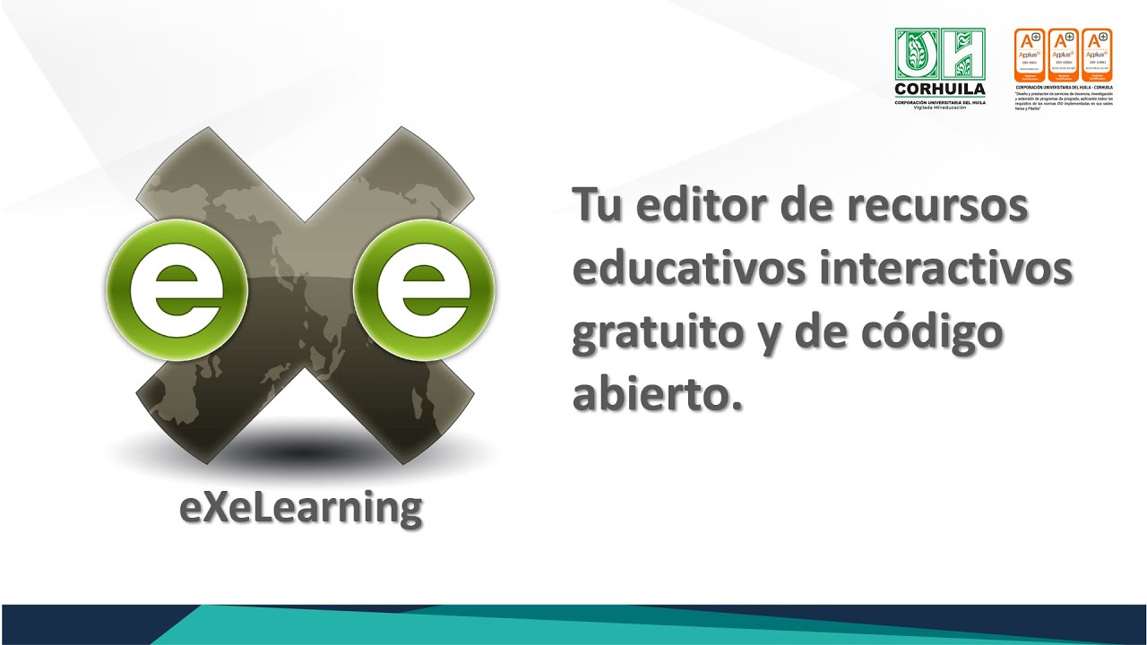 eXeLearning - Actividades interactivas
