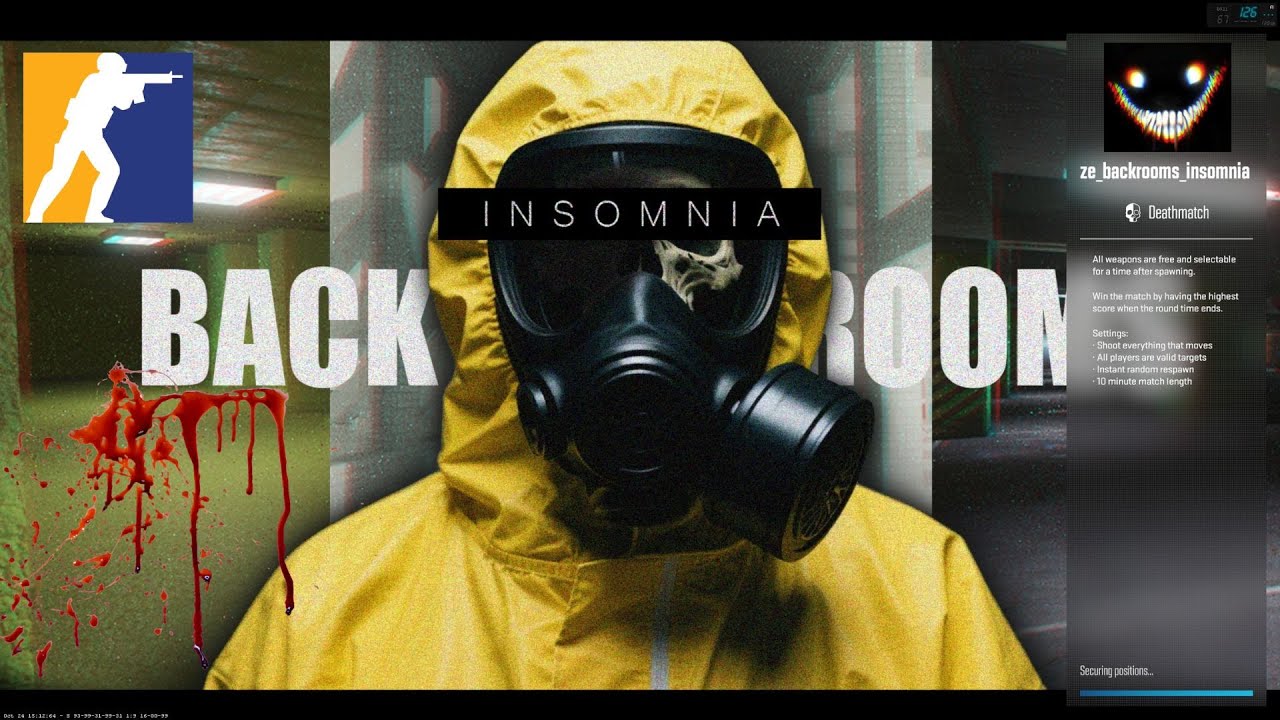 CS2 Zombie Escape : ze_backrooms_insomnia