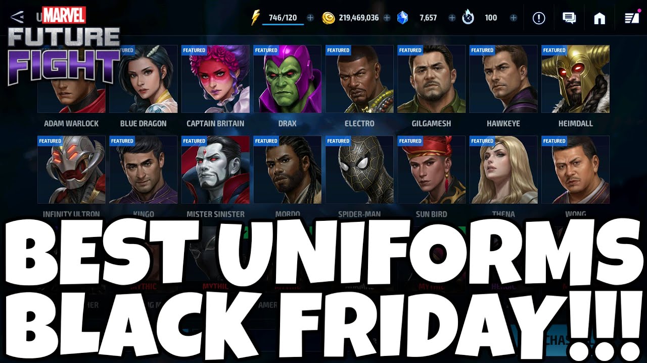 BEST UNIFORMS TO GET ON BLACK FRIDAY!!!