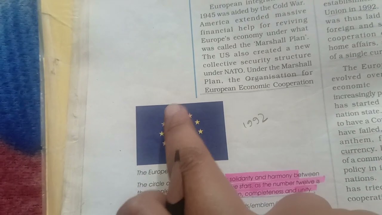 The European union||symbol|| class 12 || UPSC /State PSC exams || alternative centres of power.