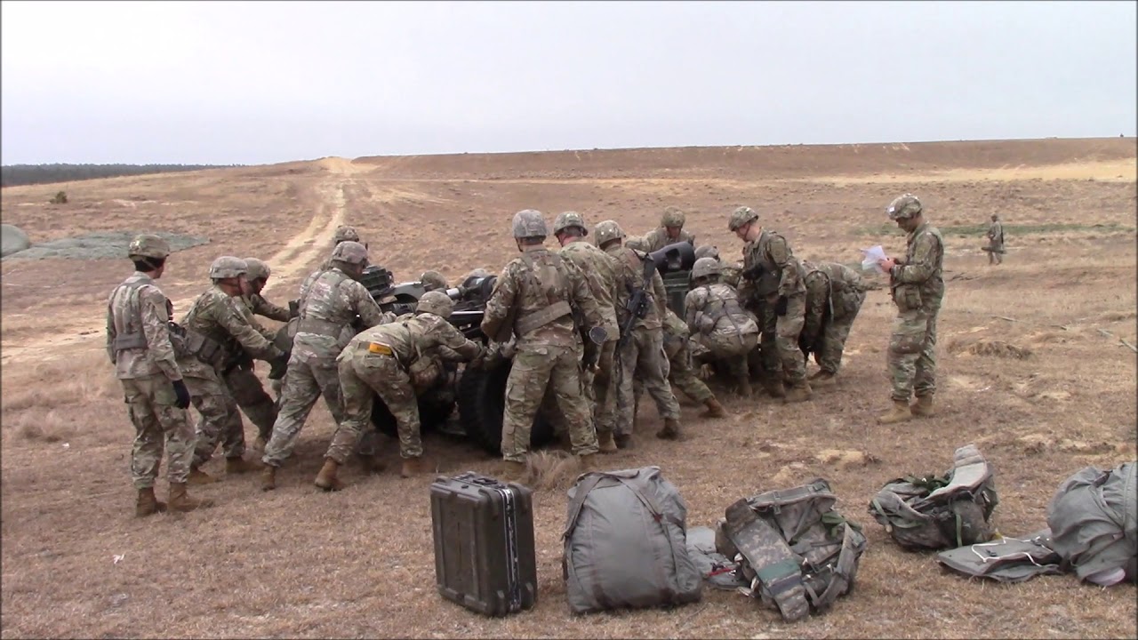 Airborne Artillery Drop Zone Mission (M119) Bravo Battery, 1-319 AFAR