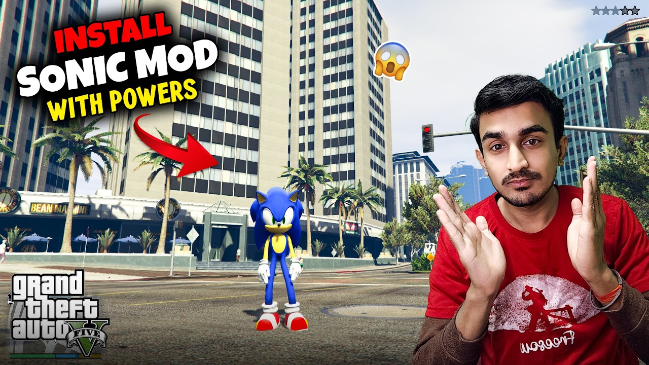 How To Install Sonic Mod in GTA 5 With Powers | Sonic Mod in GTA 5 | GTA 5 Mods