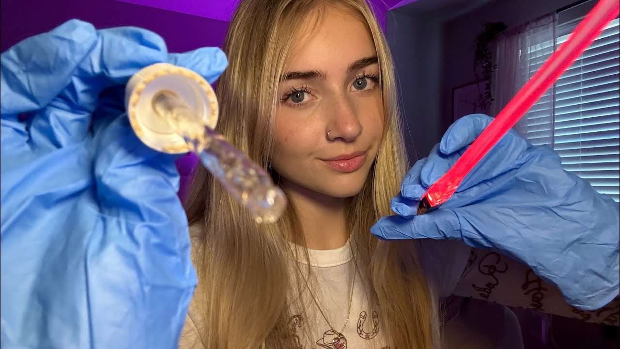 ASMR Dissolving And Rebuilding Your Face! Up Close, Gloves, Mouth Sounds