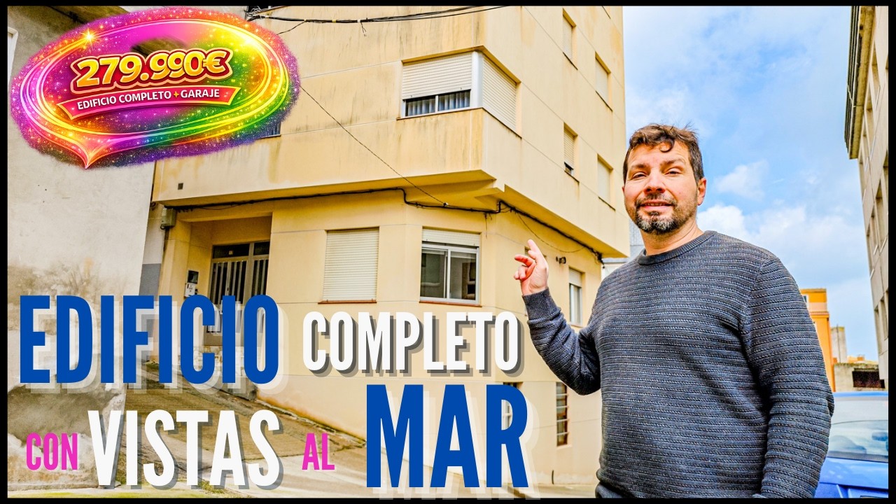 🏖️ EDIFICIO de VIVIENDAS a 500 m de la 🌊PLAYA y con VISTAS al MAR🔝 en MALPICA (A CORUÑA).