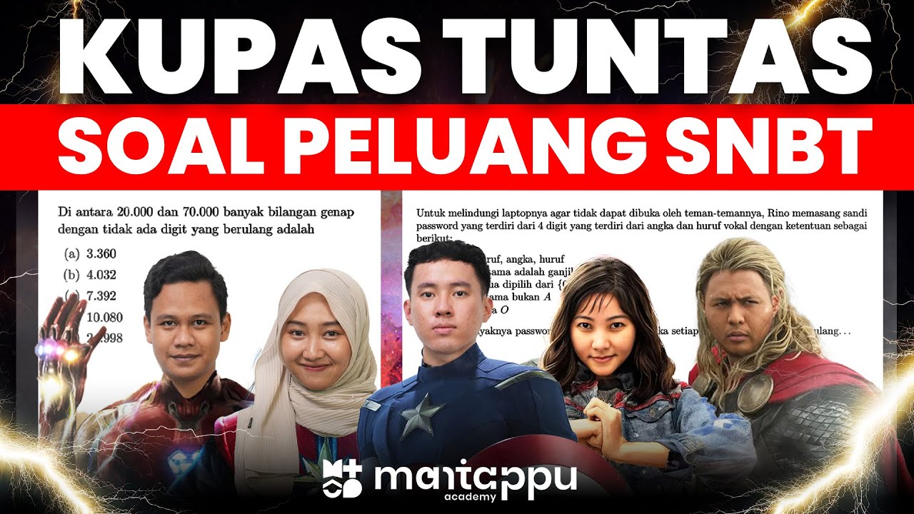 KUPAS TUNTAS SOAL PELUANG SNBT!!!! WAJIB PAHAM