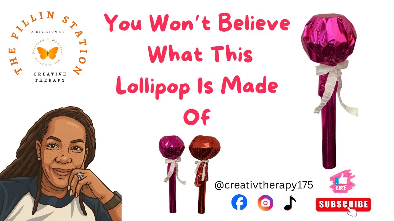 Diamond Lollipop | DIY Giant Lollipop Decor | Let's Be Creative