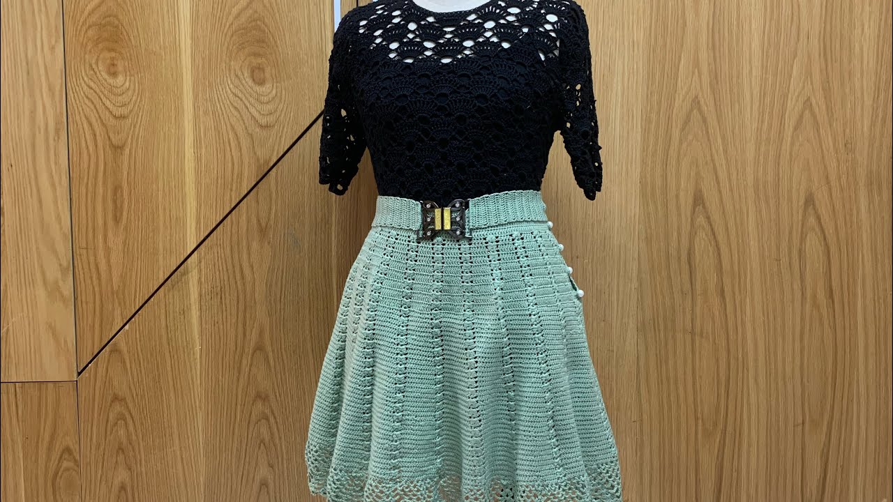 90. HƯỚNG DẪN MÓC VÁY KÈM DÂY NỊT- Vân vũ- Crocher dress