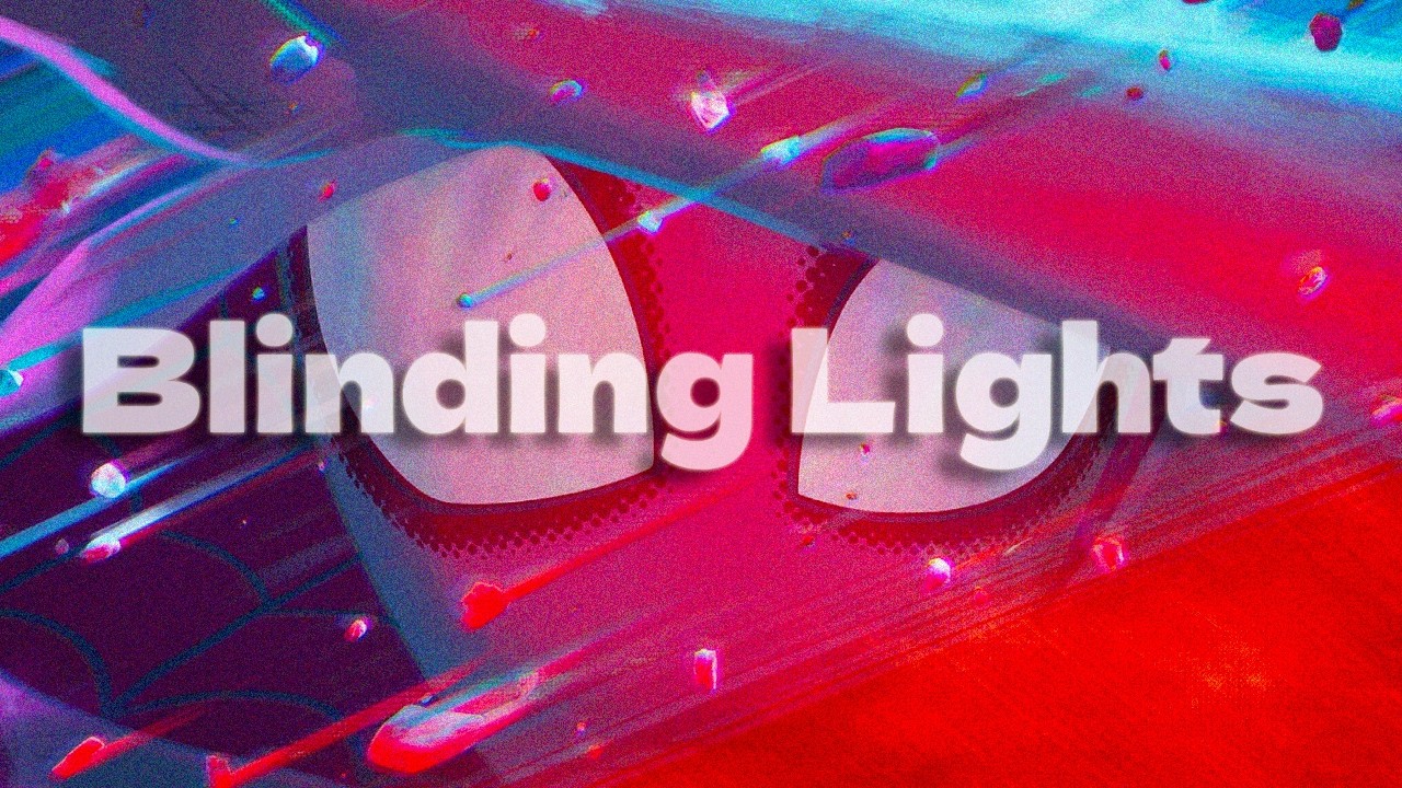 The Weeknd - Blinding Lights (Lyrics) | Spiderman Swings