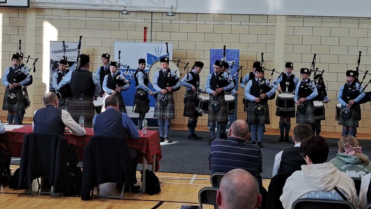 Gordonstoun Pipe Band - Scottish Schools Pipe Band Championships 2025 - Junior B (4th place)