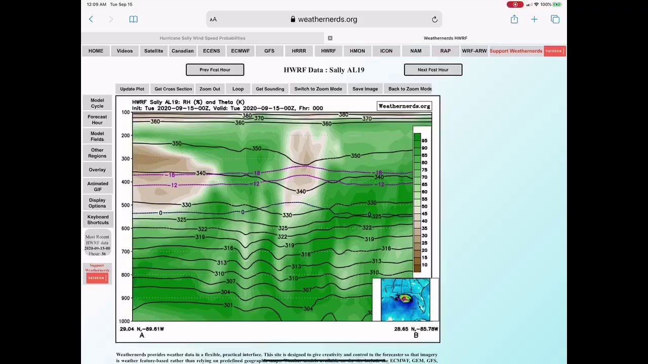 #HurricaneSally #Livestream Tracking Hurricane Sally