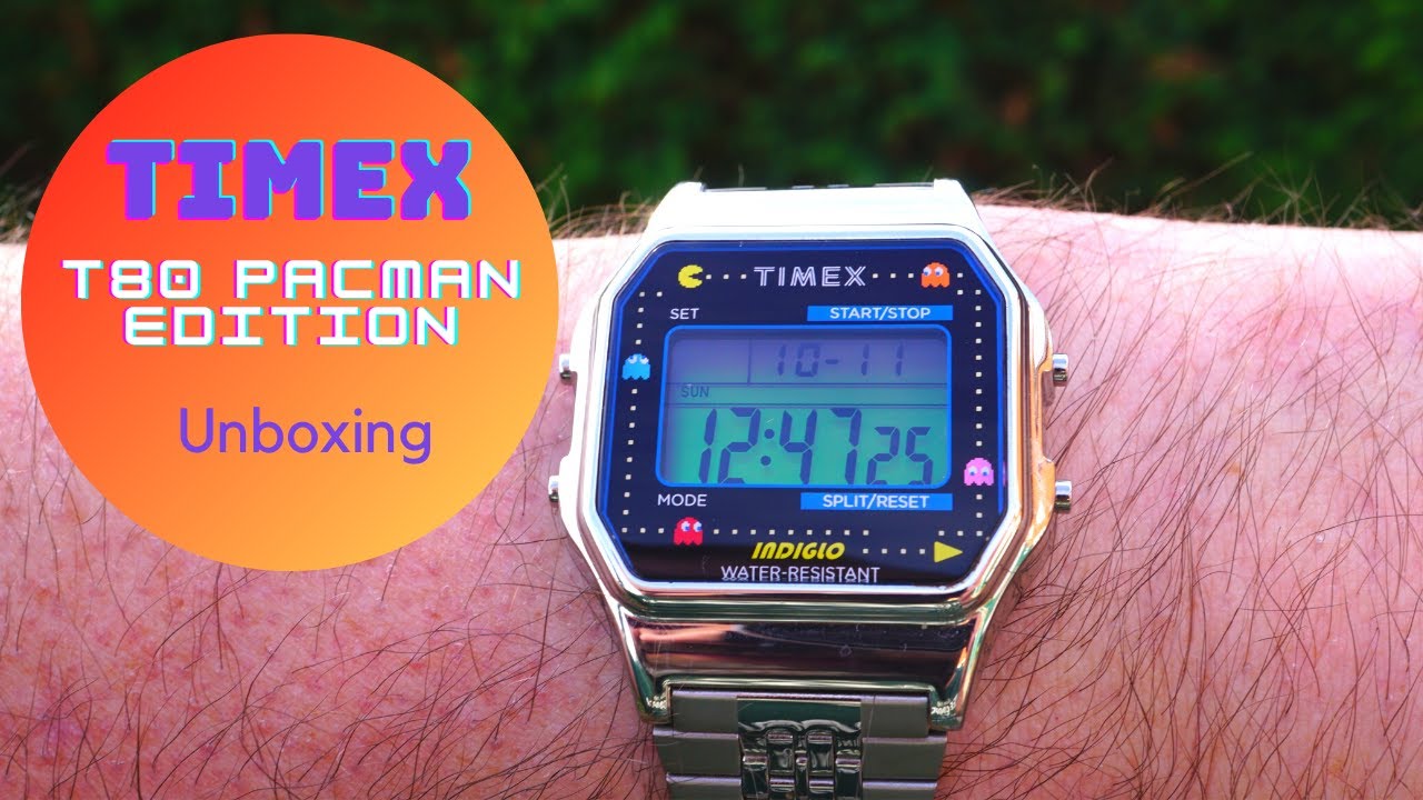 Timex T80 - Pacman Edition - Unboxing Video