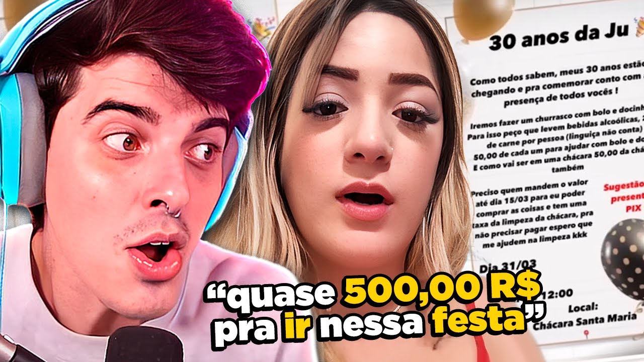 Influenciadora tenta dar golpe com festa de aniversário???