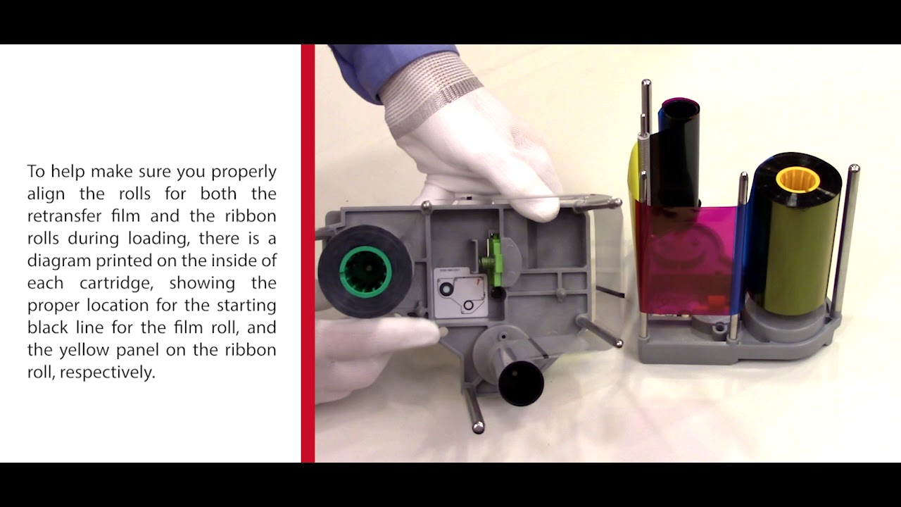 Matica how To? Step 2:  Loading Supplies in Your XID8300 Printer