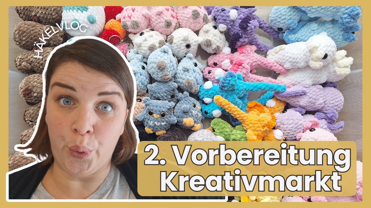 90/250 geschafft! So läuft meine Marktvorbereitung - Teil 2 | Häkel-Vlog