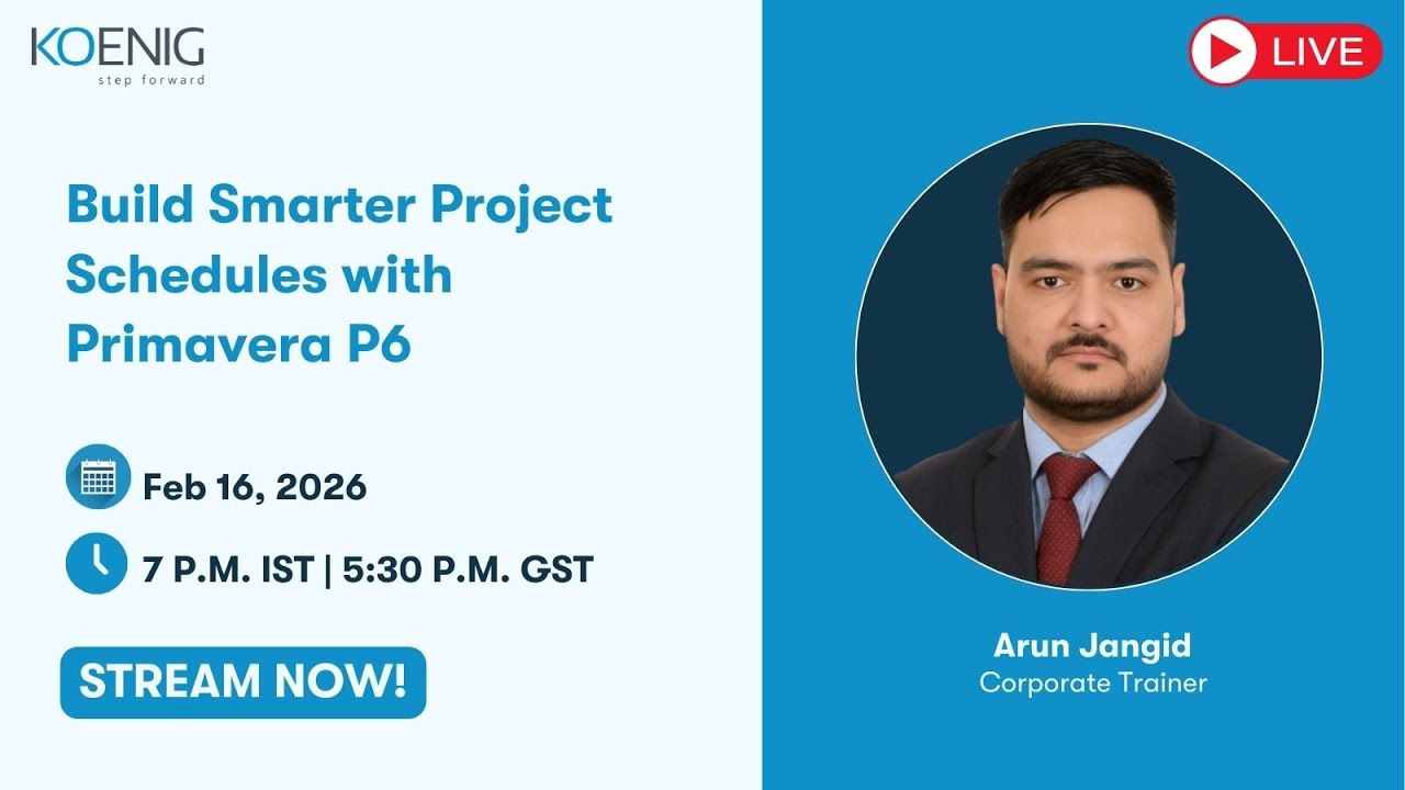 Build Smarter Project Schedules with Primavera P6