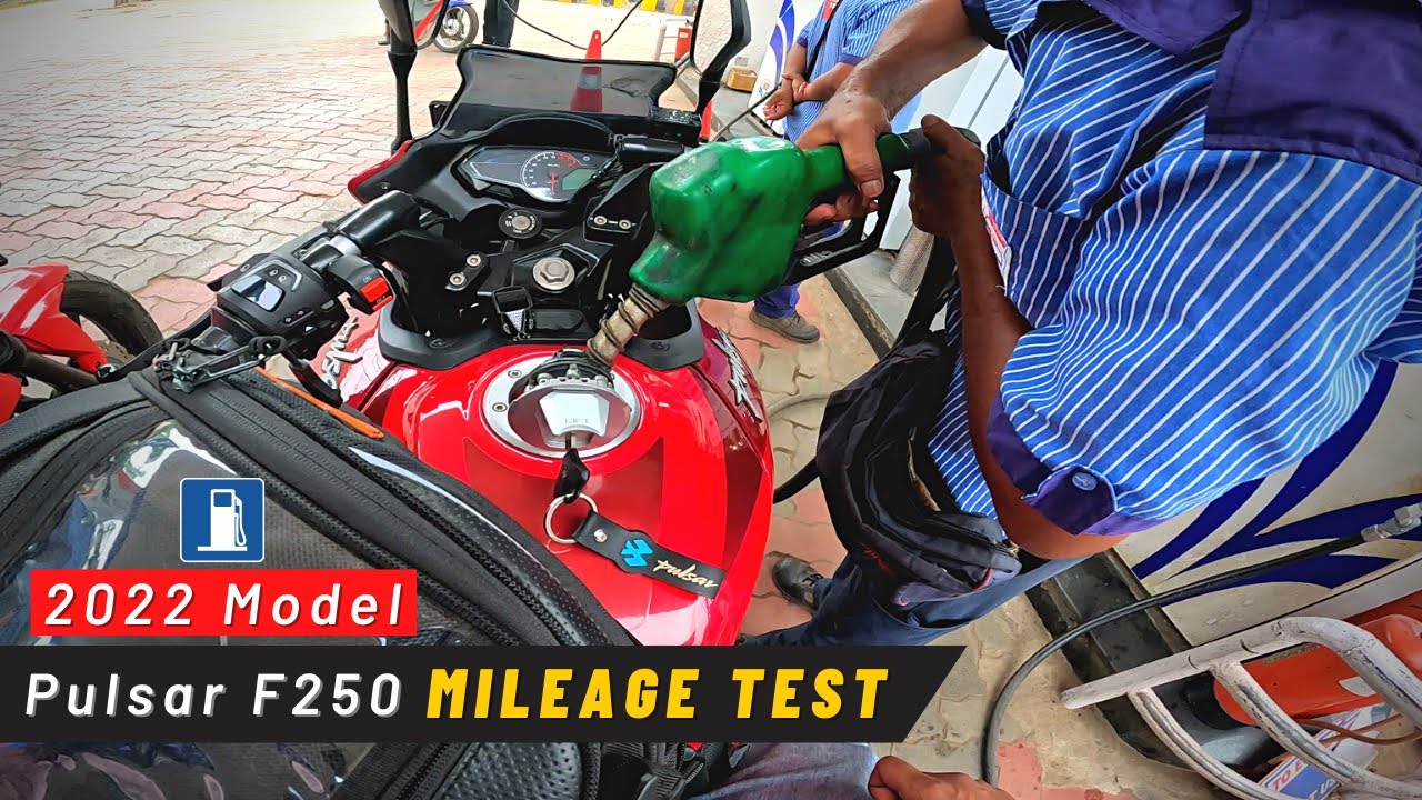 2022 Bajaj Pulsar F250 Real Mileage Test ⛽️ - Full Tank to Full Tank I @SouRikMotoworld