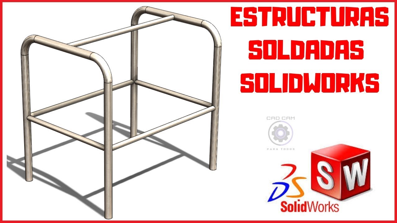 ✅pieza soldada en solidworks tutorial 2