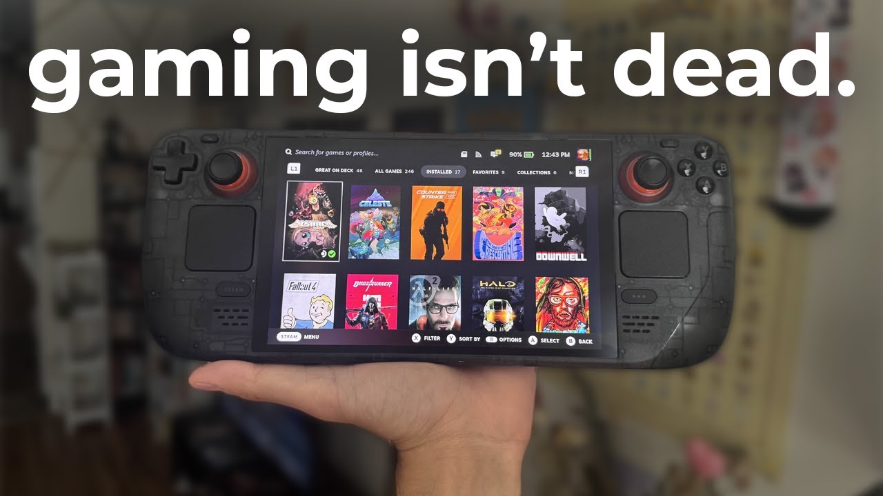 The steam deck showed me how to love gaming again.