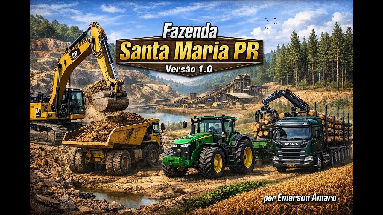 (É OFICIAL) O MAPA FAZENDA SANTA MARIA PR JÁ ESTA NA SUA V1.0!