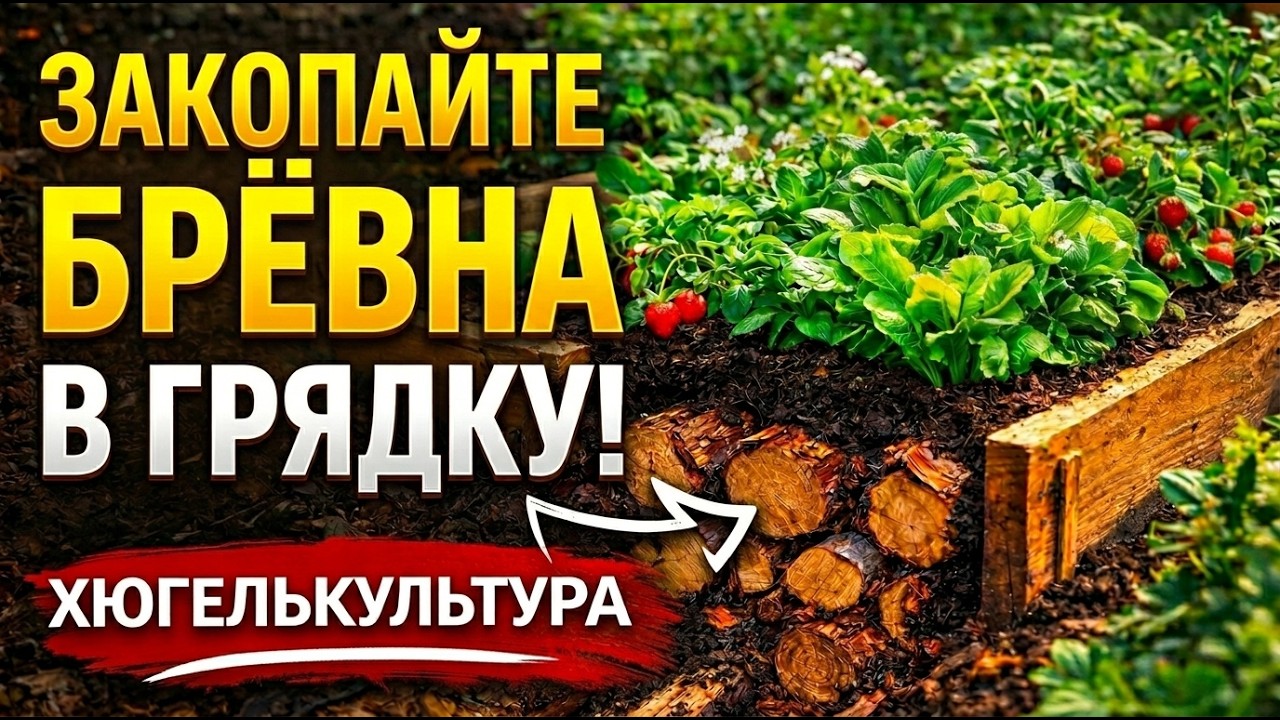 Использование «гниющего дерева» для выращивания растений — почему мы забыли об этом древнем методе?
