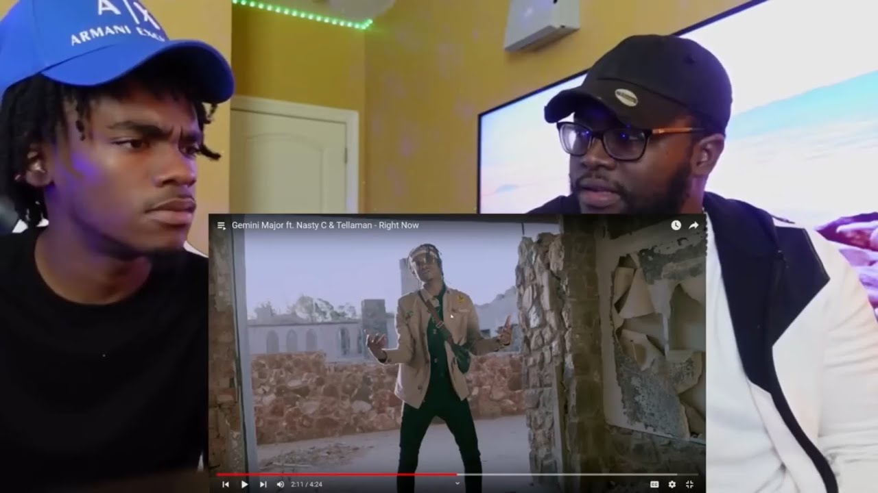 Gemini Major ft. Nasty C & Tellaman - Right Now |REACTION|