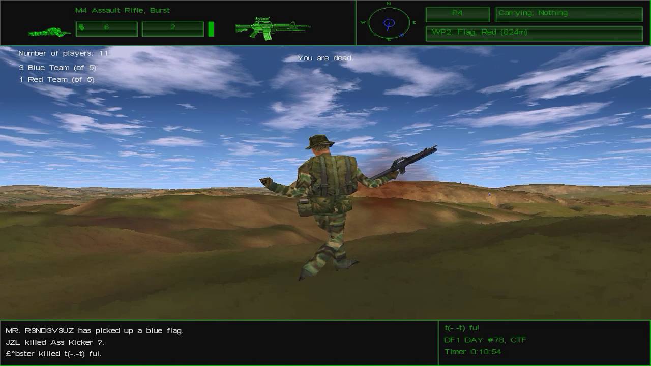 Delta Force 1 DF1 Day #78 - Trench Lines - CTF