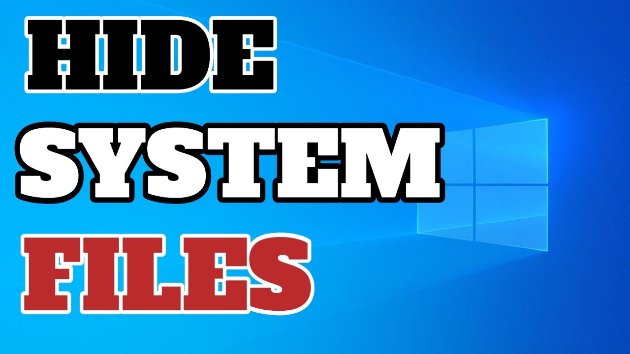 How To Hide Files in Your Pc — Windows Pc
