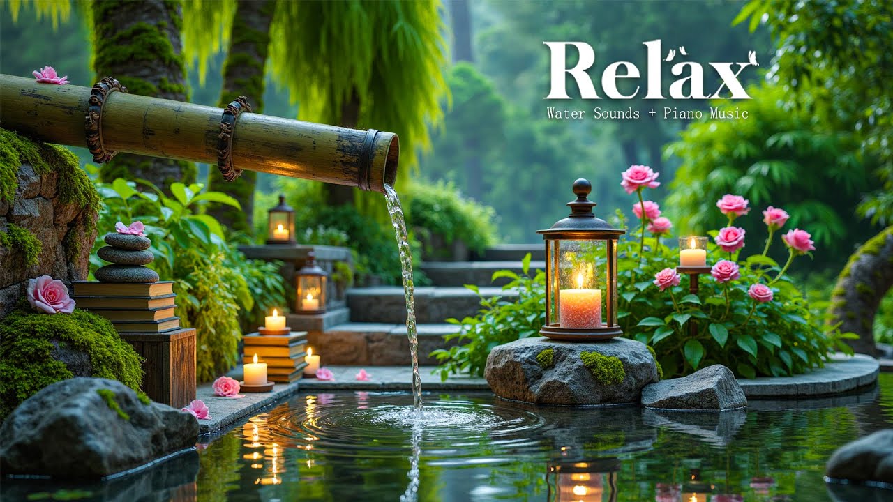 Healing of the Mind 🌿 Soothing Water Sounds & Relaxing Music, Anxiety Relief