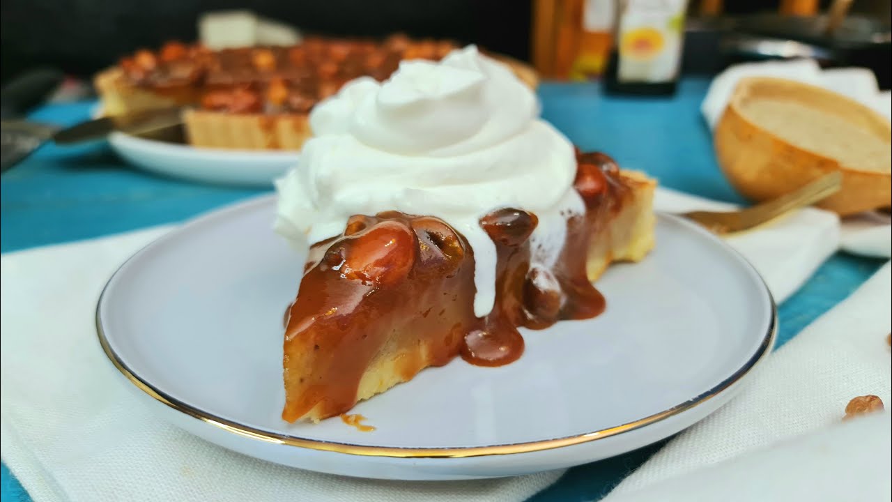 Tarte au Fonio et Caramel aux Noix